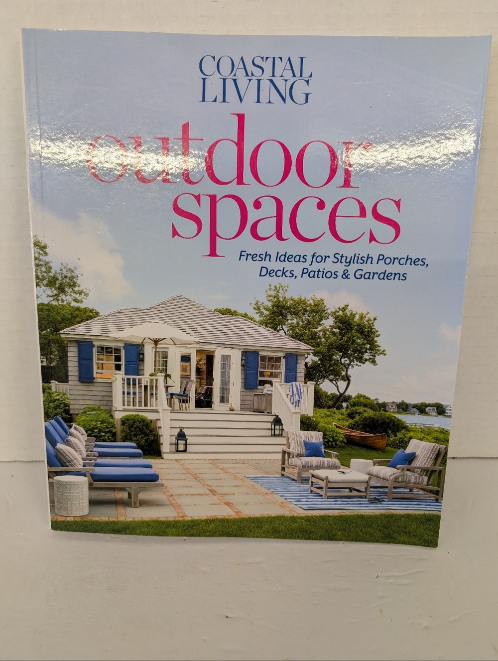 Outdoor Spaces – Blue Cover Home Accent Book